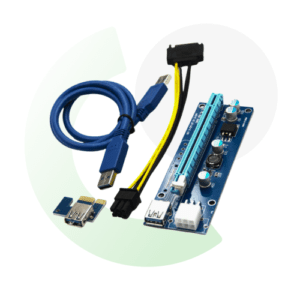 USB райзер 6 Pin LED new